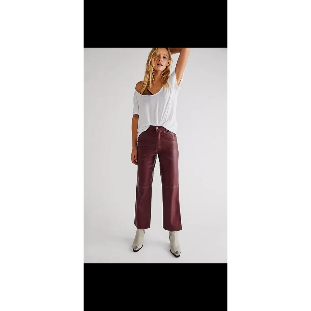 Free People We the Free The It Factor Vegan Pants size 2